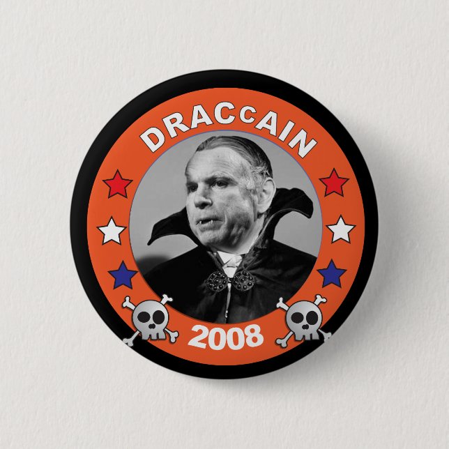 Count DracCain 2008 6 Cm Round Badge (Front)