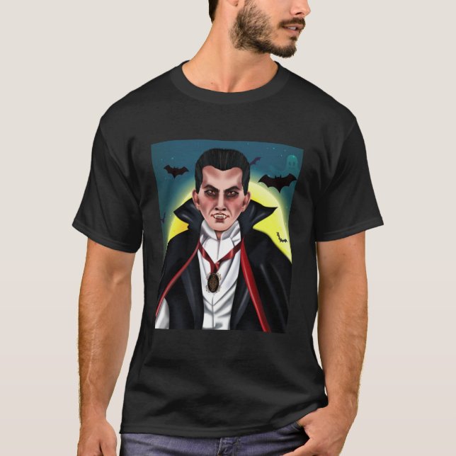 Count Dracula Halloween T-Shirt (Front)