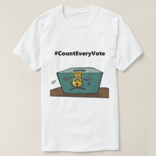 Count Every Vote Abolish Electoral College Crying T-Shirt