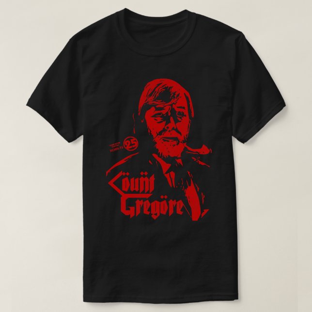 Count Gregore Horror Theatre Host KOKH T-Shirt (Design Front)