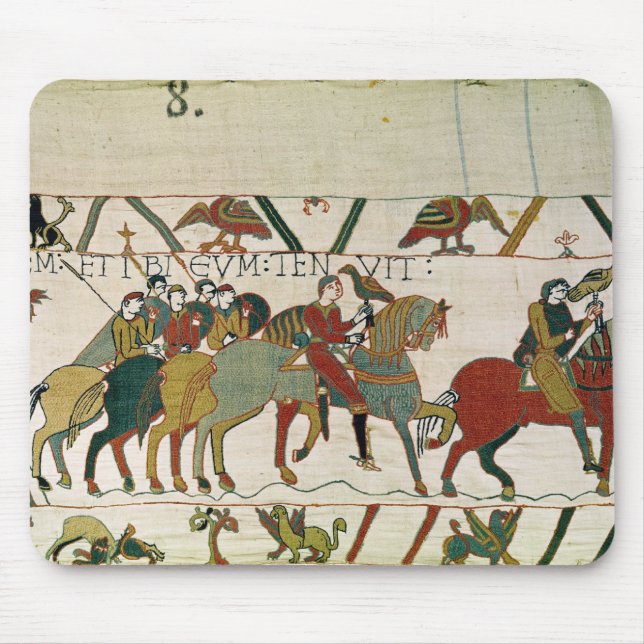 Count Guy leads him to Beurain Mouse Mat (Front)