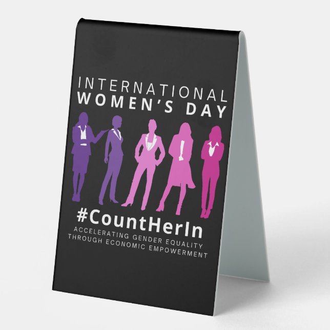 Count Her In International Women's Day (Front)