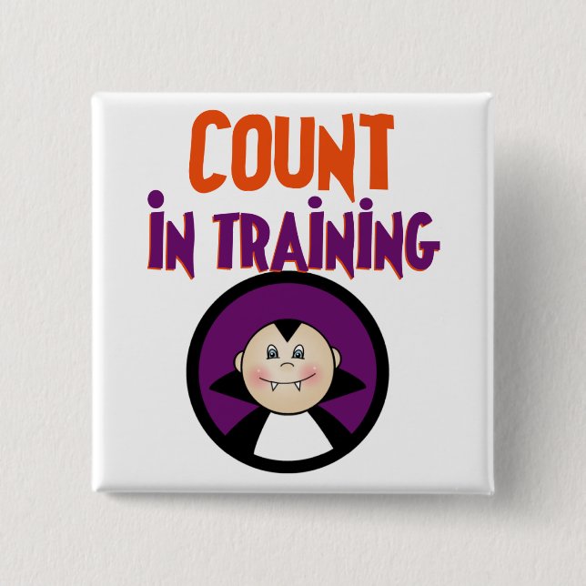 Count in Training Tshirts and Gifts 15 Cm Square Badge (Front)
