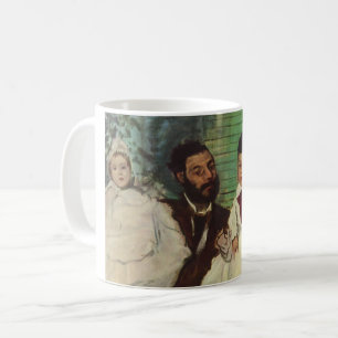 Count Lepic and His Daughters  - Edgar Degas  Coffee Mug