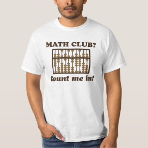 Count Me in the Math Club T-Shirt