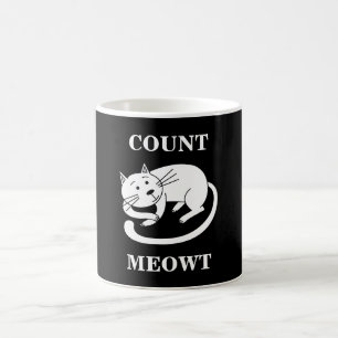 Count Meowt Kitty Funny Cat Pun Coffee Mug
