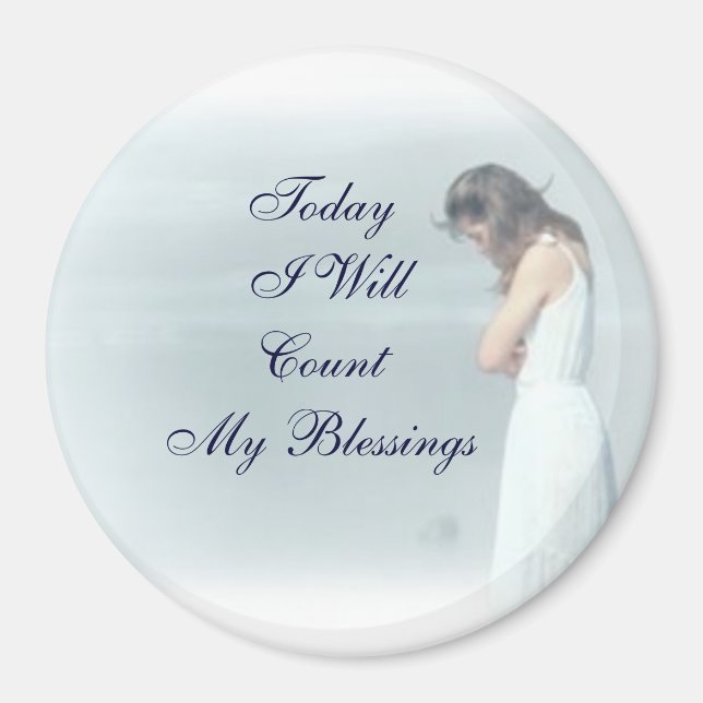 Count My Blessings Magnet (Front)