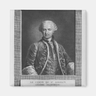 Count of St. Germain, famous alchemist, 1783 Magnet