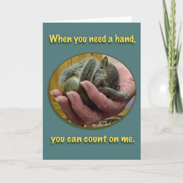 Count on Me Card (Front)