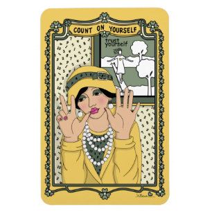 Count On Yourself_C_4x6 Refrigerator Magnet