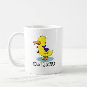 Count Quackula Funny Duck Pun Coffee Mug