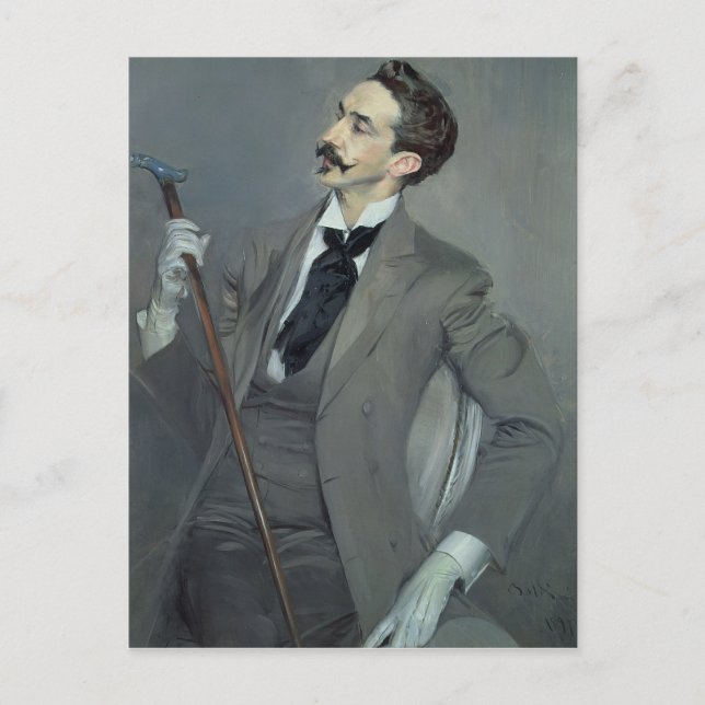 Count Robert de Montesquiou  1897 Postcard (Front)