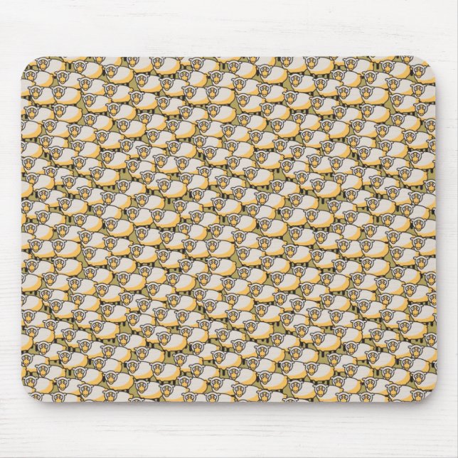 Count The Sheep Mouse Mat (Front)