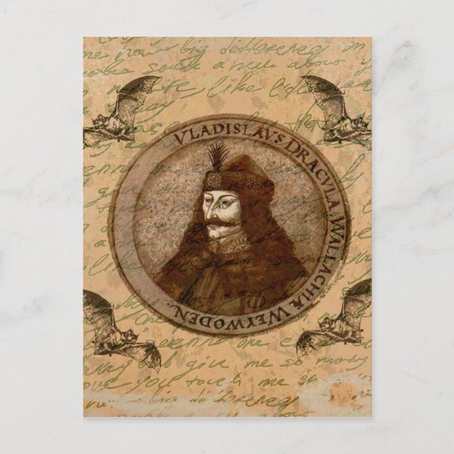 Count Vlad Dracula Postcard (Front)