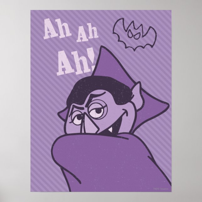 Count von Count - Ah Ah Ah! Poster (Front)