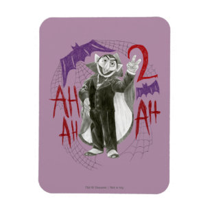 Count von Count B&W Sketch Drawing Magnet