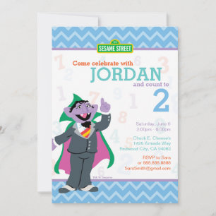 Count von Count Birthday Invitation