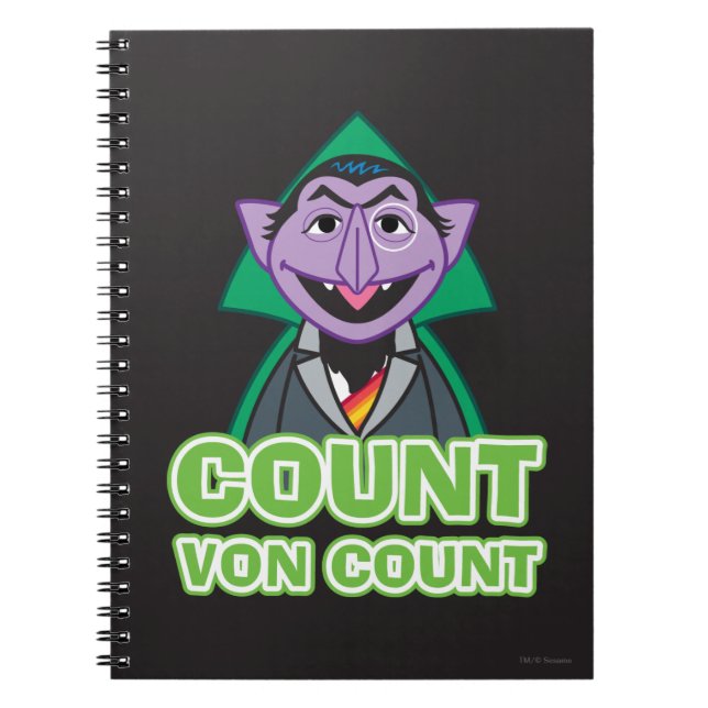 Count von Count Classic Style 2 Notebook (Front)