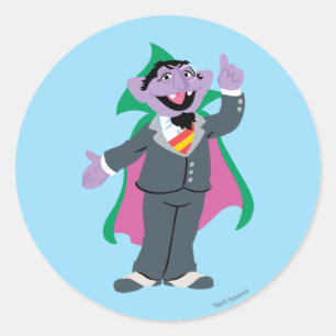 Count von Count Classic Style Classic Round Sticker
