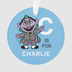 Count von Count Personalised Name with Photo Ornament