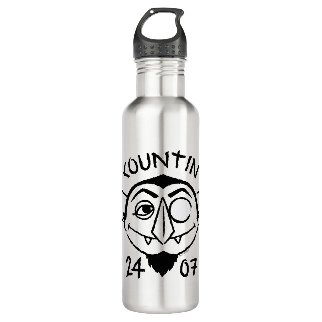 Count von Count Skate Logo - Countin' 24/7 710 Ml Water Bottle (Front)