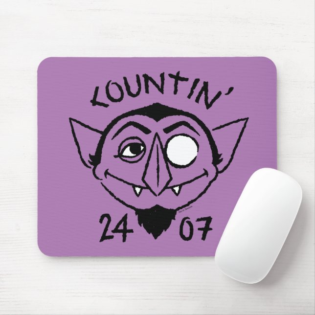 Count von Count Skate Logo - Countin' 24/7 Mouse Mat (With Mouse)