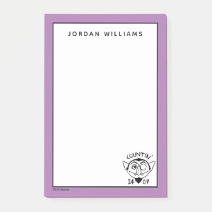 Count von Count Skate Logo - Countin' 24/7 Post-it Notes