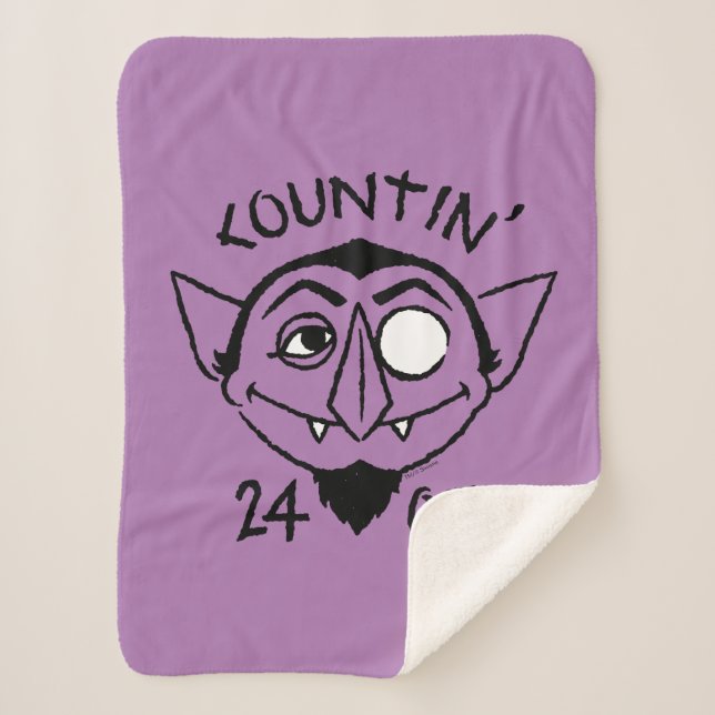 Count von Count Skate Logo - Countin' 24/7 Sherpa Blanket (Front)