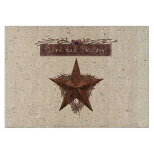 Count Your Blessings Glass Cutting Board
