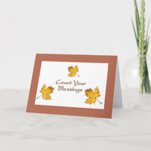 Count Your Blessings Holiday Card