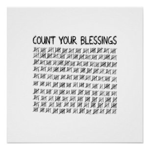 Count Your Blessings Poster