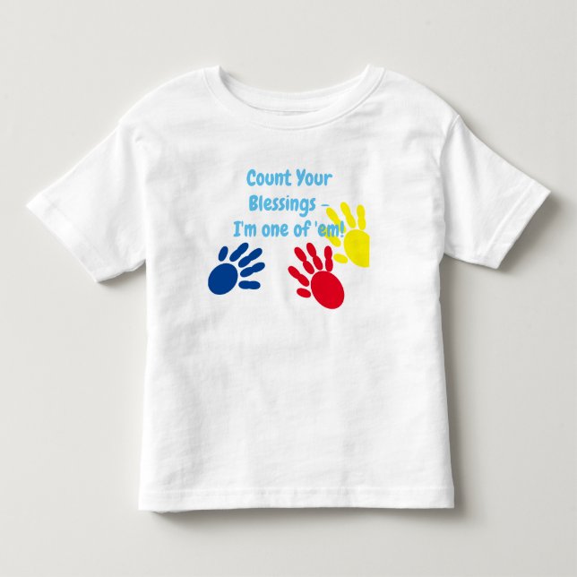 Count Your Blessings Toddler T-shirt (Front)