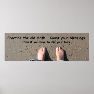 Count your  blessings wall art