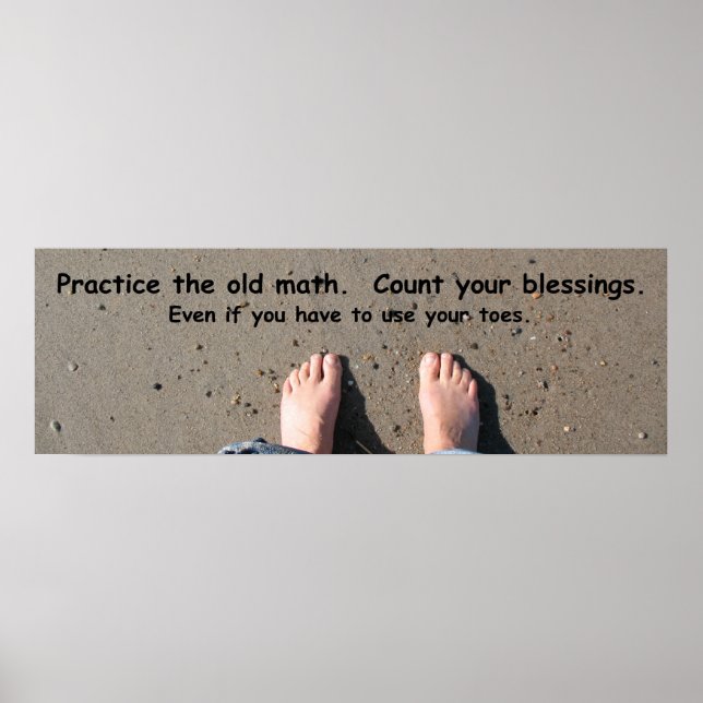 Count your  blessings wall art (Front)