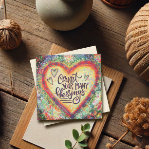 “Count Your Many Blessings” Inspirivity Card