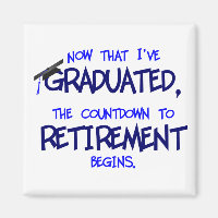 Countdown to Retirement Magnet