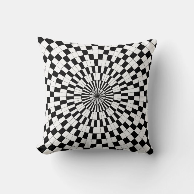 Counter Spirals by Kenneth Yoncich Cushion (Front)