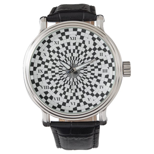 Counter Spirals (Roman) by Kenneth Yoncich Watch (Front)