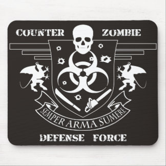 Counter Zombie Defence Force Mouse Mat