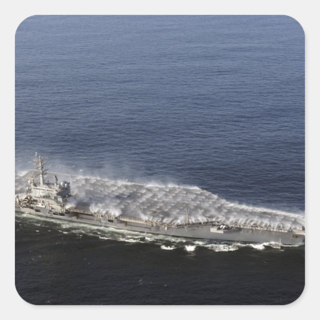 Countermeasure wash down sprinklers square sticker (Front)