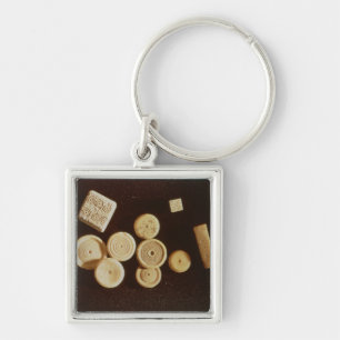 Counters and dice, Gallo-Roman Key Ring