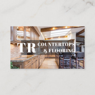 Countertops & Flooring Remodeling Construction Business Card