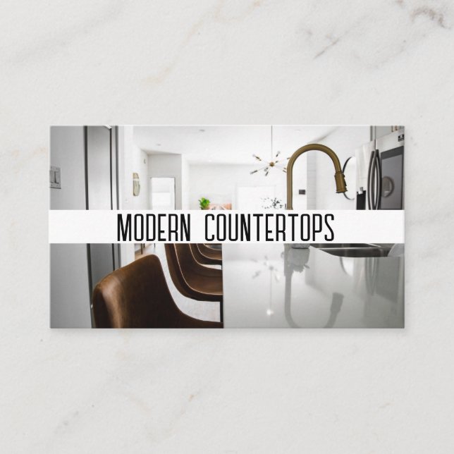 Countertops Kitchen Remodeling  Business Card (Front)