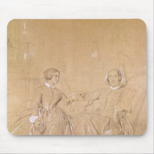 Countess Charles d'Agoult and her daughter Mouse Mat