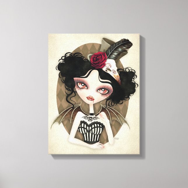 Countess Nocturne Wrapped Canvas Wall Art (Front)