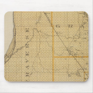 Counties of Grant, Traverse, Minnesota Mouse Mat
