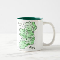 Counties of Ireland Map