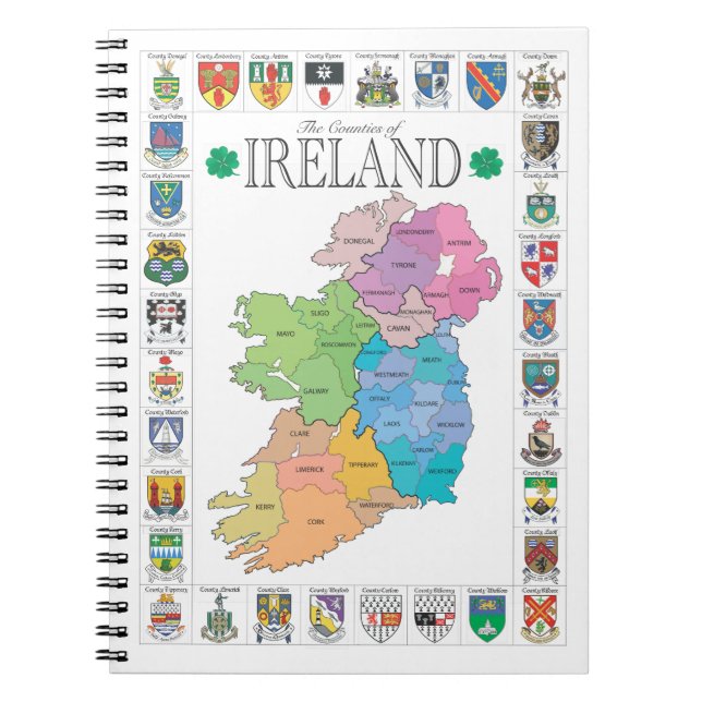 Counties of Ireland Notebook (Front)