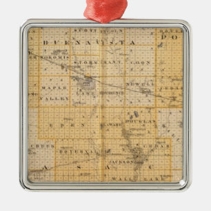 Counties of Pocahontas, Cherokee Metal Tree Decoration