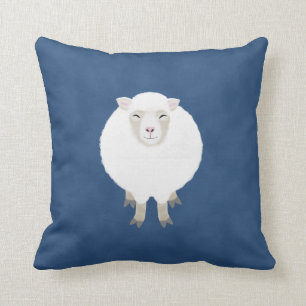 Countiing Sheep Throw Pillow
